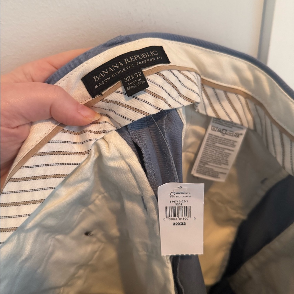 NWT Banana Republic Rapid Movement Chinos 32x32 - Picture 3 of 8